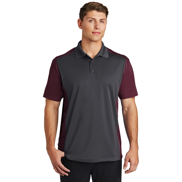 Sport-Tek® Colorblock Micropique Sport-Wick® Polo - Sport-Tek® Colorblock Micropique Sport-Wick® Polo - Image 6 of 7