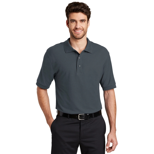 Port Authority® Tall Silk Touch™ Polo - Port Authority® Tall Silk Touch™ Polo - Image 5 of 12