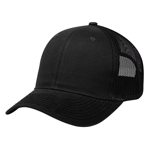 Cotton Twill Mesh Back Cap - Cotton Twill Mesh Back Cap - Image 1 of 21
