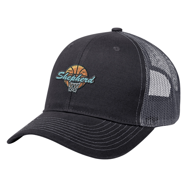 Cotton Twill Mesh Back Cap - Cotton Twill Mesh Back Cap - Image 2 of 21