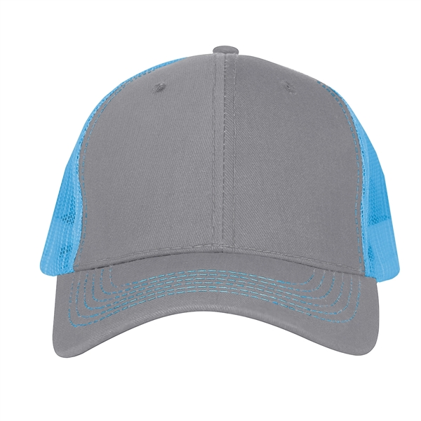 Cotton Twill Mesh Back Cap - Cotton Twill Mesh Back Cap - Image 7 of 21