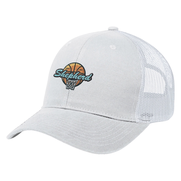 Cotton Twill Mesh Back Cap - Cotton Twill Mesh Back Cap - Image 20 of 21