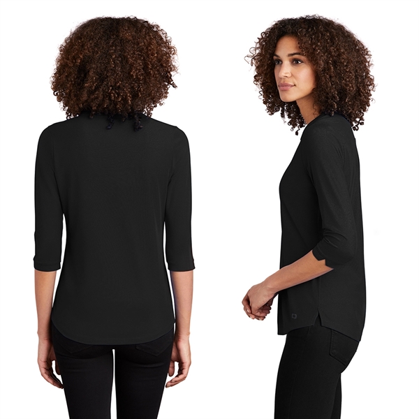 OGIO® Women's Jewel Henley - OGIO® Women's Jewel Henley - Image 1 of 5