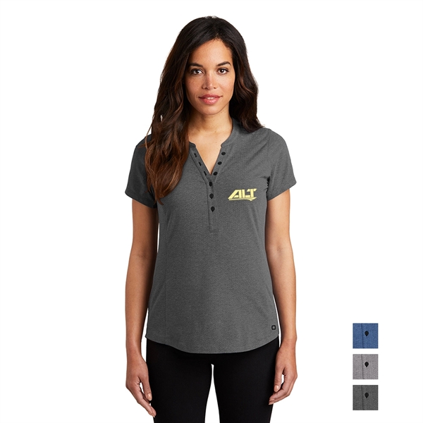OGIO® Women's Tread Henley - OGIO® Women's Tread Henley - Image 0 of 3