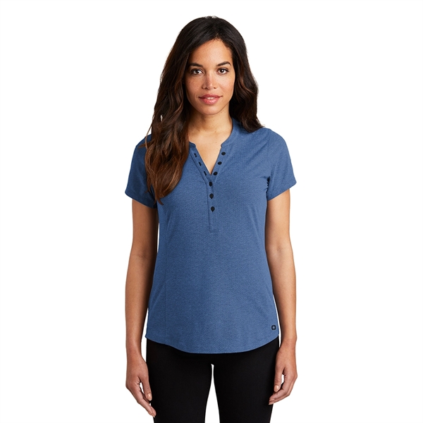 OGIO® Women's Tread Henley - OGIO® Women's Tread Henley - Image 2 of 3