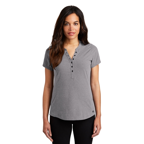 OGIO® Women's Tread Henley - OGIO® Women's Tread Henley - Image 3 of 3