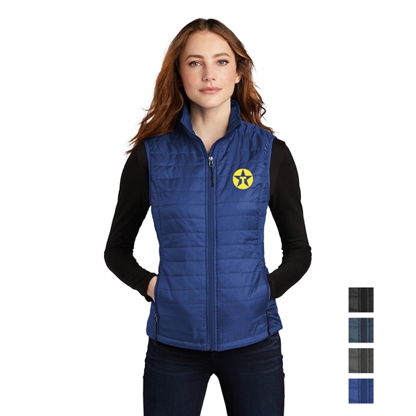 Port Authority® Women's Packable Puffy Vest - Port Authority® Women's Packable Puffy Vest - Image 0 of 3