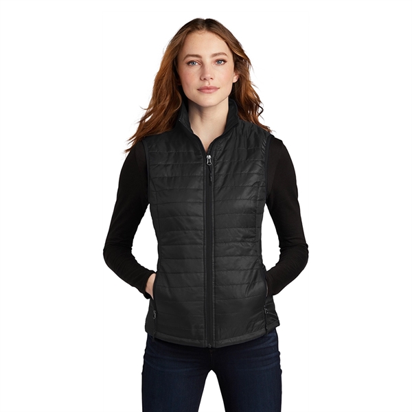 Port Authority® Women's Packable Puffy Vest - Port Authority® Women's Packable Puffy Vest - Image 2 of 3