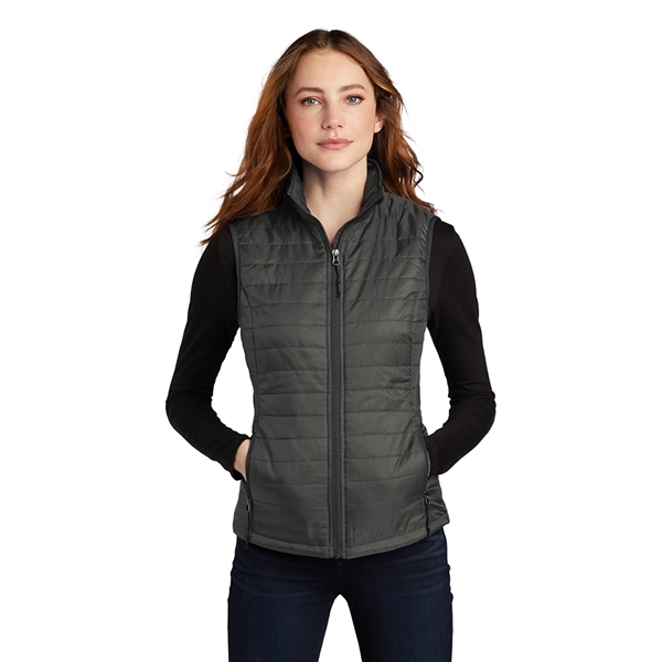 Port Authority® Women's Packable Puffy Vest - Port Authority® Women's Packable Puffy Vest - Image 3 of 3