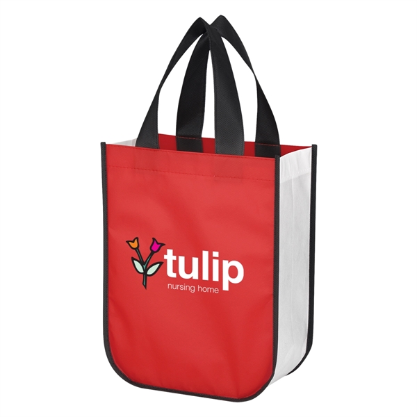 Lola Laminated Non-Woven Shopper Tote Bag - Lola Laminated Non-Woven Shopper Tote Bag - Image 8 of 23