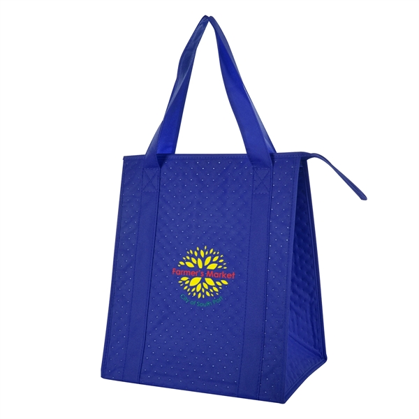 Dimples Non-Woven Cooler Tote Bag - Dimples Non-Woven Cooler Tote Bag - Image 20 of 27