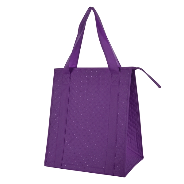 Dimples Non-Woven Cooler Tote Bag - Dimples Non-Woven Cooler Tote Bag - Image 25 of 27