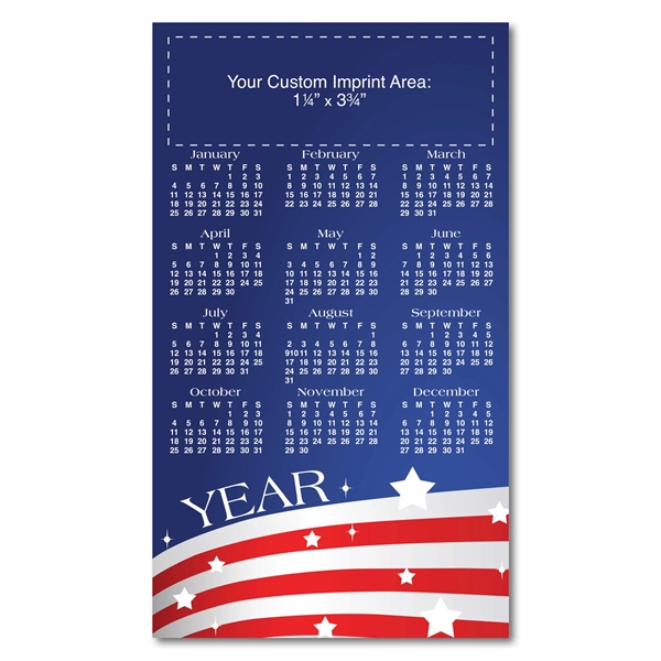 Large Magnetic Calendar 4" x 7" 30 Mil. - Large Magnetic Calendar 4" x 7" 30 Mil. - Image 1 of 8