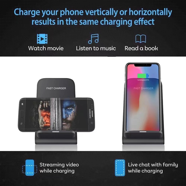 Wireless Charger *Fast Charge* + 18W ETL listed wall Adapter - Wireless Charger *Fast Charge* + 18W ETL listed wall Adapter - Image 5 of 9