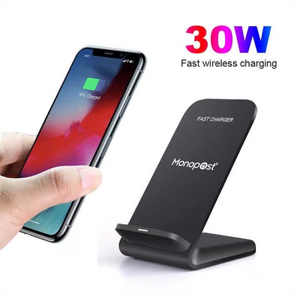 Wireless Charger *Fast Charge* + 18W ETL listed wall Adapter - Wireless Charger *Fast Charge* + 18W ETL listed wall Adapter - Image 6 of 9