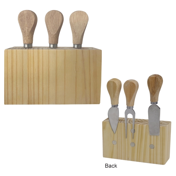 3-Piece Cheese Cutlery Set - 3-Piece Cheese Cutlery Set - Image 1 of 1