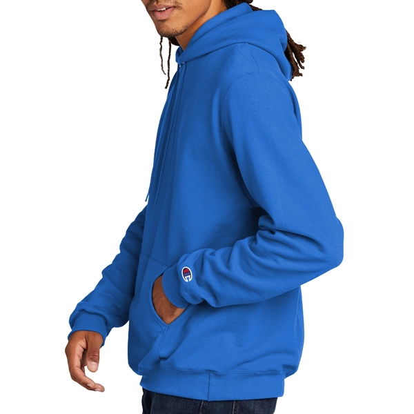 Champion Double Dry Eco Hooded Sweatshirt - Champion Double Dry Eco Hooded Sweatshirt - Image 10 of 12