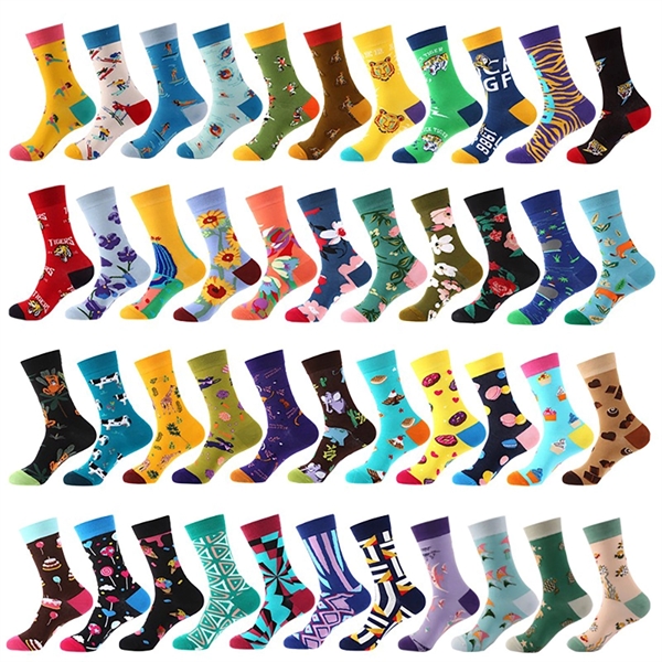 Knit Cotton Crew Socks - Knit Cotton Crew Socks - Image 0 of 2