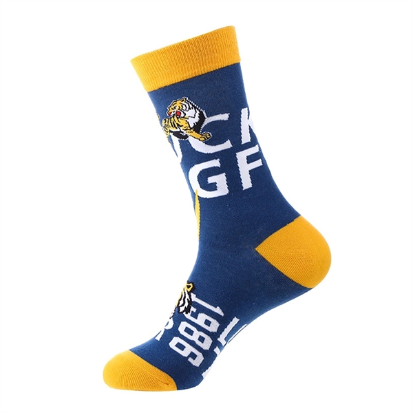 Knit Cotton Crew Socks - Knit Cotton Crew Socks - Image 1 of 2