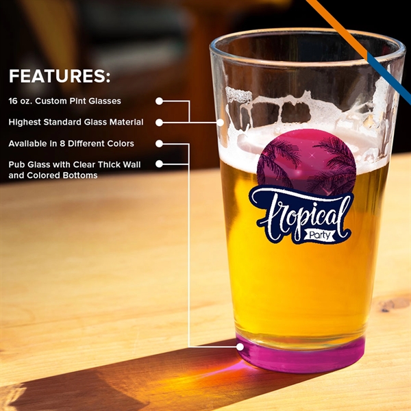 Libbey Loyd Pint Glasses - Libbey Loyd Pint Glasses - Image 1 of 11