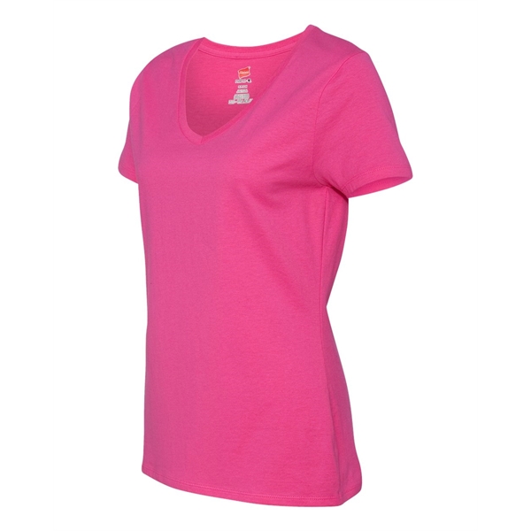 Hanes Perfect-T Women's V-Neck T-Shirt - Hanes Perfect-T Women's V-Neck T-Shirt - Image 24 of 53