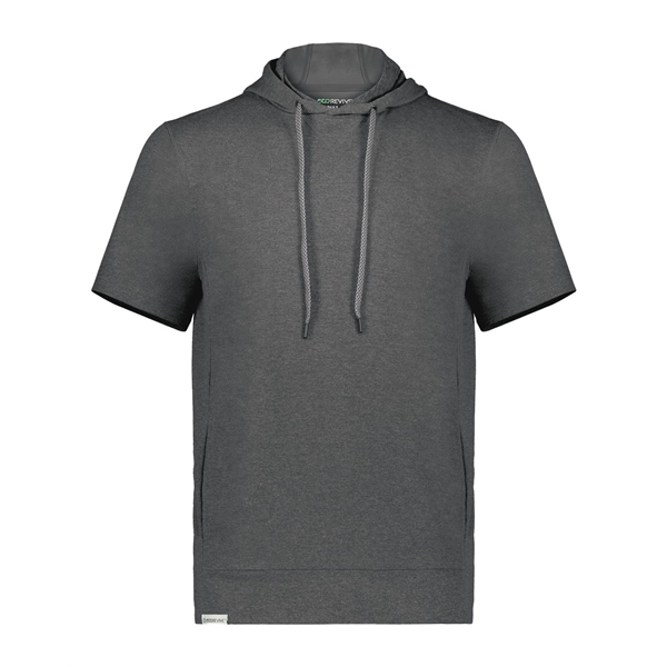 Holloway Eco Revive™ Ventura Soft Knit Short Sleeve Hoodie - Holloway Eco Revive™ Ventura Soft Knit Short Sleeve Hoodie - Image 5 of 16