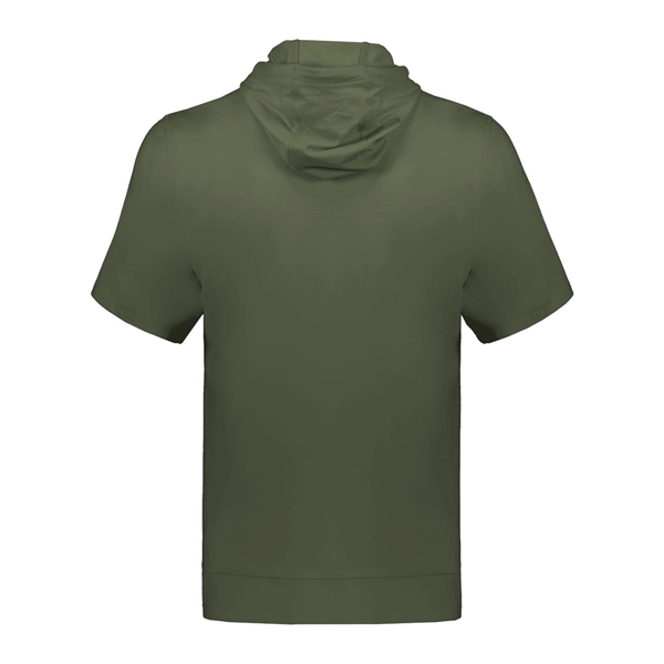 Holloway Eco Revive™ Ventura Soft Knit Short Sleeve Hoodie - Holloway Eco Revive™ Ventura Soft Knit Short Sleeve Hoodie - Image 12 of 16