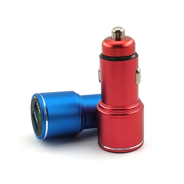 Metal Dual USB Car Charger Adapter - Metal Dual USB Car Charger Adapter - Image 1 of 2