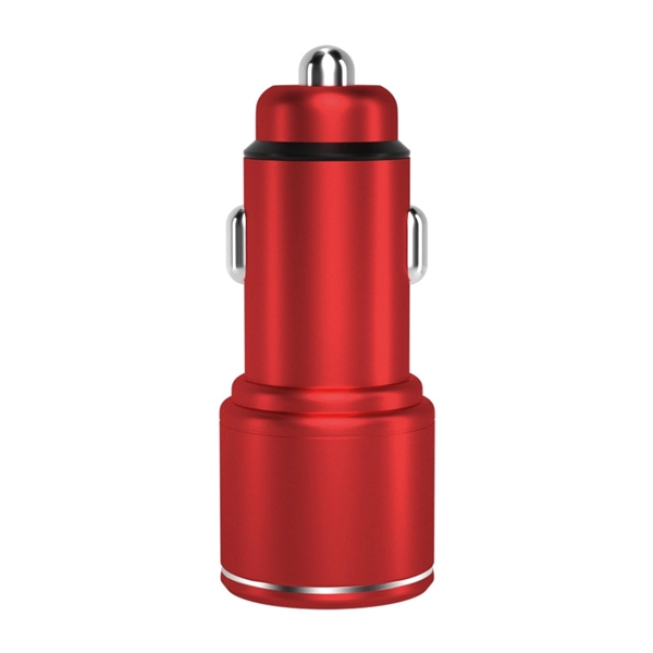 Metal Dual USB Car Charger Adapter - Metal Dual USB Car Charger Adapter - Image 2 of 2