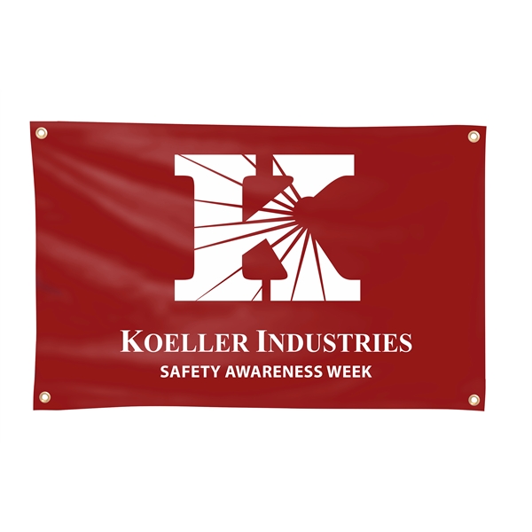 2' H x 3' W Fabric Banner (DOUBLE SIDED)