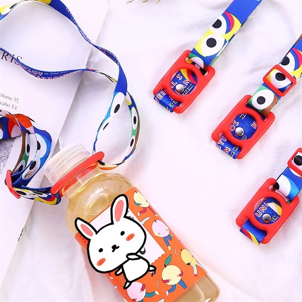 Deluxe Water Bottle Holder Lanyard - Deluxe Water Bottle Holder Lanyard - Image 1 of 4