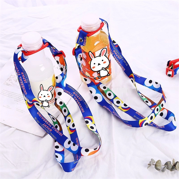 Deluxe Water Bottle Holder Lanyard - Deluxe Water Bottle Holder Lanyard - Image 3 of 4