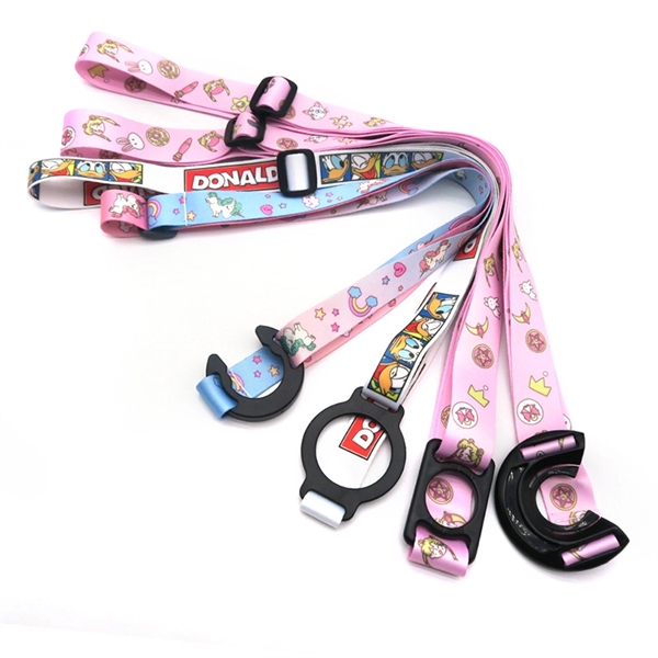 Bottle Holder Lanyard with Plastic Clip - Bottle Holder Lanyard with Plastic Clip - Image 3 of 4