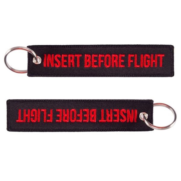 Embroidery Luggage Keychain Tag - Embroidery Luggage Keychain Tag - Image 1 of 4