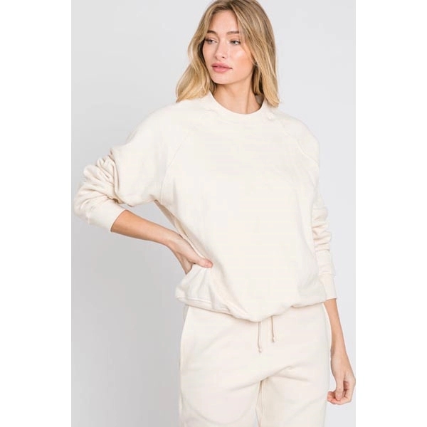 Essential Raglan Crewneck (piece dye) - Essential Raglan Crewneck (piece dye) - Image 7 of 10