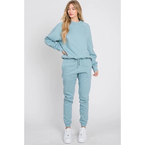 Essential Raglan Crewneck (piece dye) - Essential Raglan Crewneck (piece dye) - Image 6 of 10
