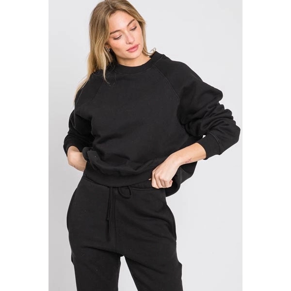 Essential Raglan Crewneck (piece dye) - Essential Raglan Crewneck (piece dye) - Image 0 of 10