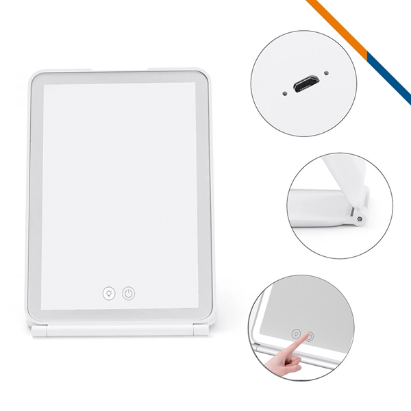 Asha LED Make-up Mirror - Asha LED Make-up Mirror - Image 1 of 4