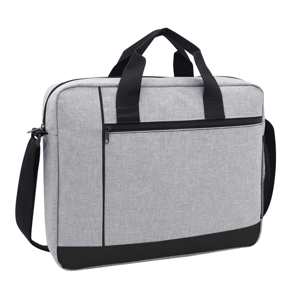 Hancock Heathered Laptop Briefcase - Hancock Heathered Laptop Briefcase - Image 1 of 3