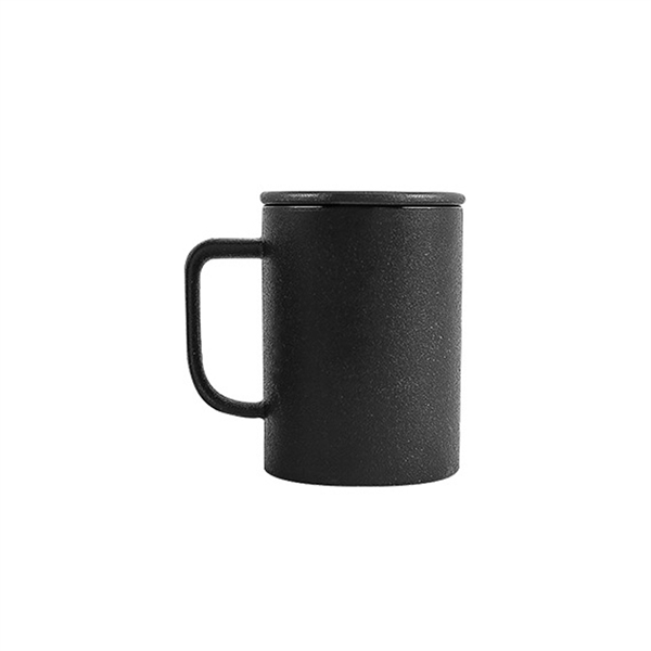14 Oz Ceramic C-Handle Mug With Lid - 14 Oz Ceramic C-Handle Mug With Lid - Image 3 of 4