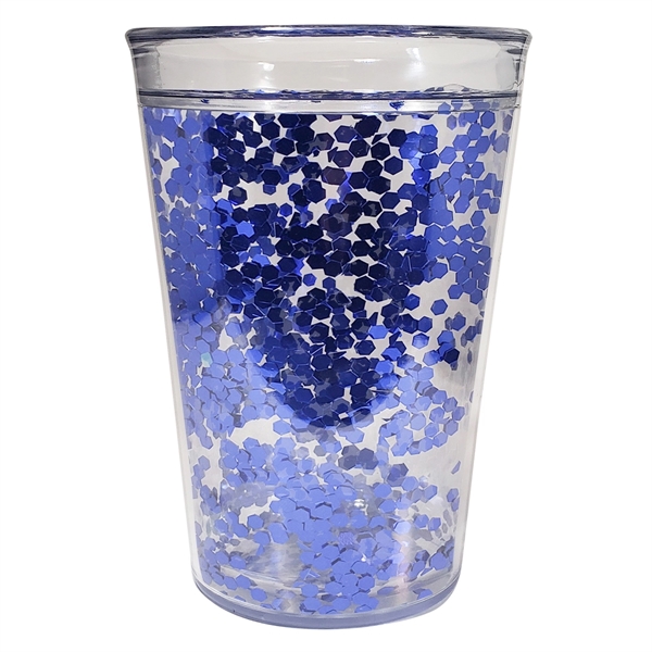 15 Oz. Shimmer Glitter Tumbler - 15 Oz. Shimmer Glitter Tumbler - Image 5 of 8