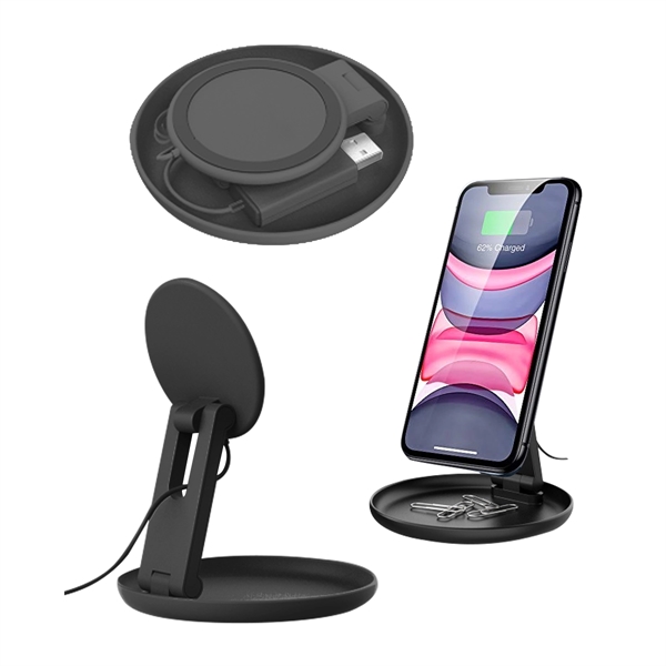 Mag Max Desktop Wireless Charger With Catchall Tray - Mag Max Desktop Wireless Charger With Catchall Tray - Image 1 of 6