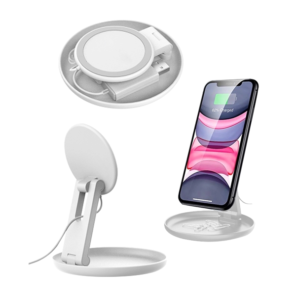 Mag Max Desktop Wireless Charger With Catchall Tray - Mag Max Desktop Wireless Charger With Catchall Tray - Image 2 of 6