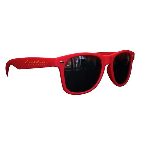 Matte Soft Rubberized Finish Miami Sunglasses - Matte Soft Rubberized Finish Miami Sunglasses - Image 2 of 9