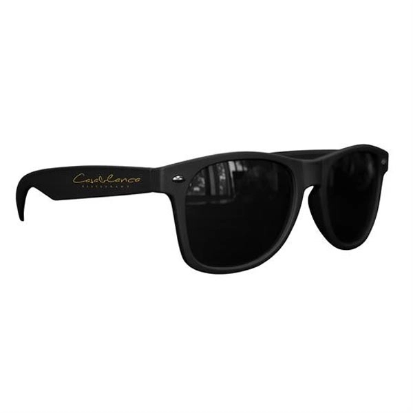 Matte Soft Rubberized Finish Miami Sunglasses - Matte Soft Rubberized Finish Miami Sunglasses - Image 5 of 9