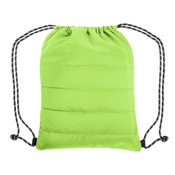 Puffy Quilted Drawstring Bag - Puffy Quilted Drawstring Bag - Image 5 of 8