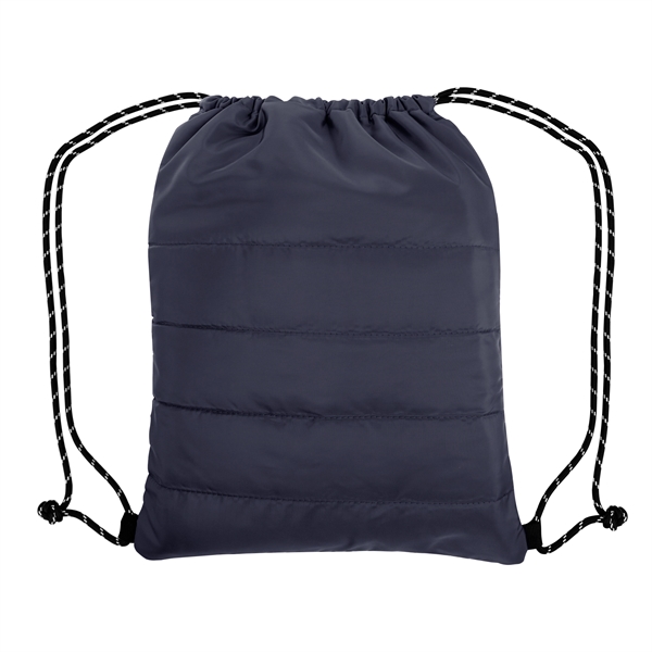 Puffy Quilted Drawstring Bag - Puffy Quilted Drawstring Bag - Image 6 of 8