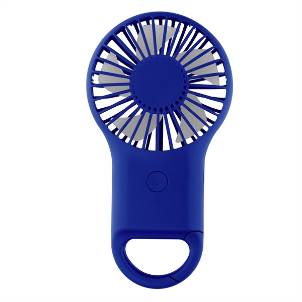 Rechargeable Handheld Fan With Carabiner - Rechargeable Handheld Fan With Carabiner - Image 8 of 10