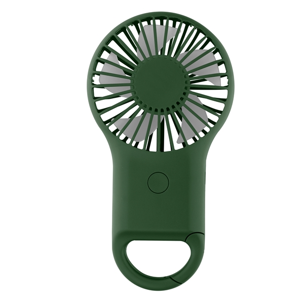 Rechargeable Handheld Fan With Carabiner - Rechargeable Handheld Fan With Carabiner - Image 10 of 10