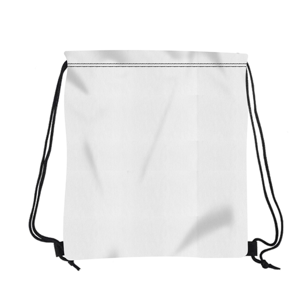 16" W X 18" H Polyester Drawstring Backpack - 16" W X 18" H Polyester Drawstring Backpack - Image 1 of 1